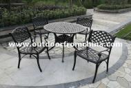 Cast Aluminum Table Sets